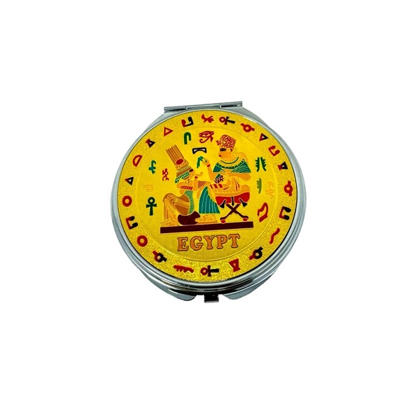 Beautiful Compact Mirror From Egypt 3” - Picture 1 of 5